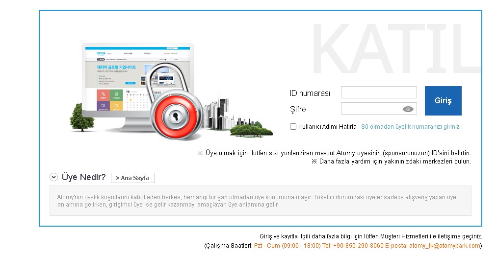 atomy-kayit Atomy Giriş