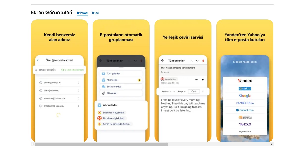 iphone-yandex-mail-giris Yandex Mail Giriş