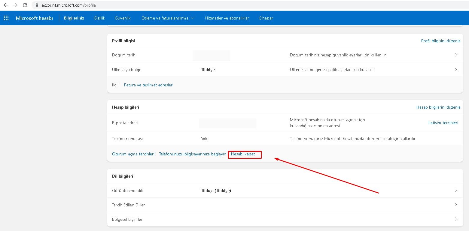 hotmail-hesap-kapatma Hotmail Hesabı Kapatma