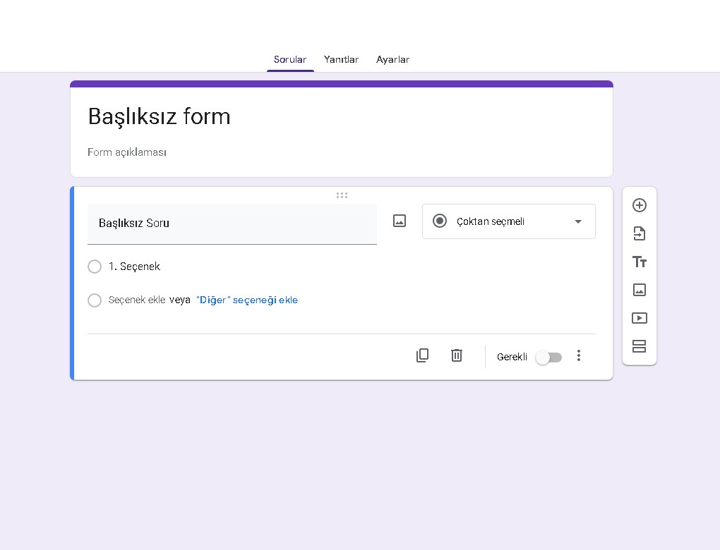 google-form-hazirlama Google Forms Giriş