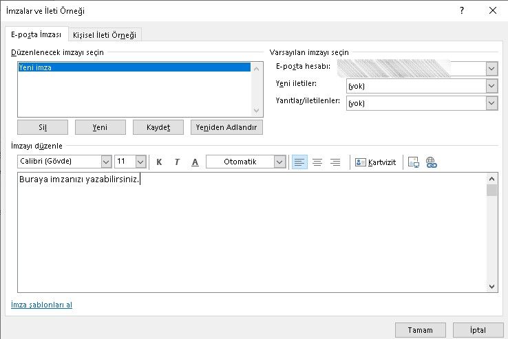 outlook-imza-olusturma-islemi Outlook İmza Ekleme Nasıl Yapılır