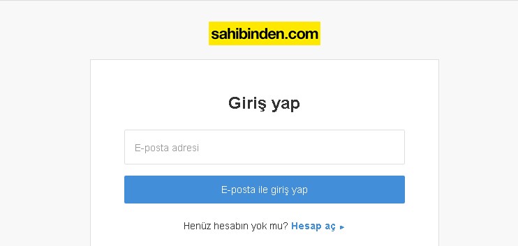 Sahibinden-hesabima-giris-yapamiyorum Sahibinden Hesabıma Giriş Yapamıyorum
