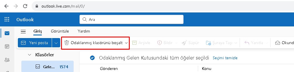 hotmail-Gelen-Kutus-Bosaltma Hotmail Gelen Kutusu Nasıl Boşaltılır ?