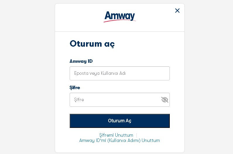 Amway-Oturum-Ac Amway Com Tr Oturum Aç