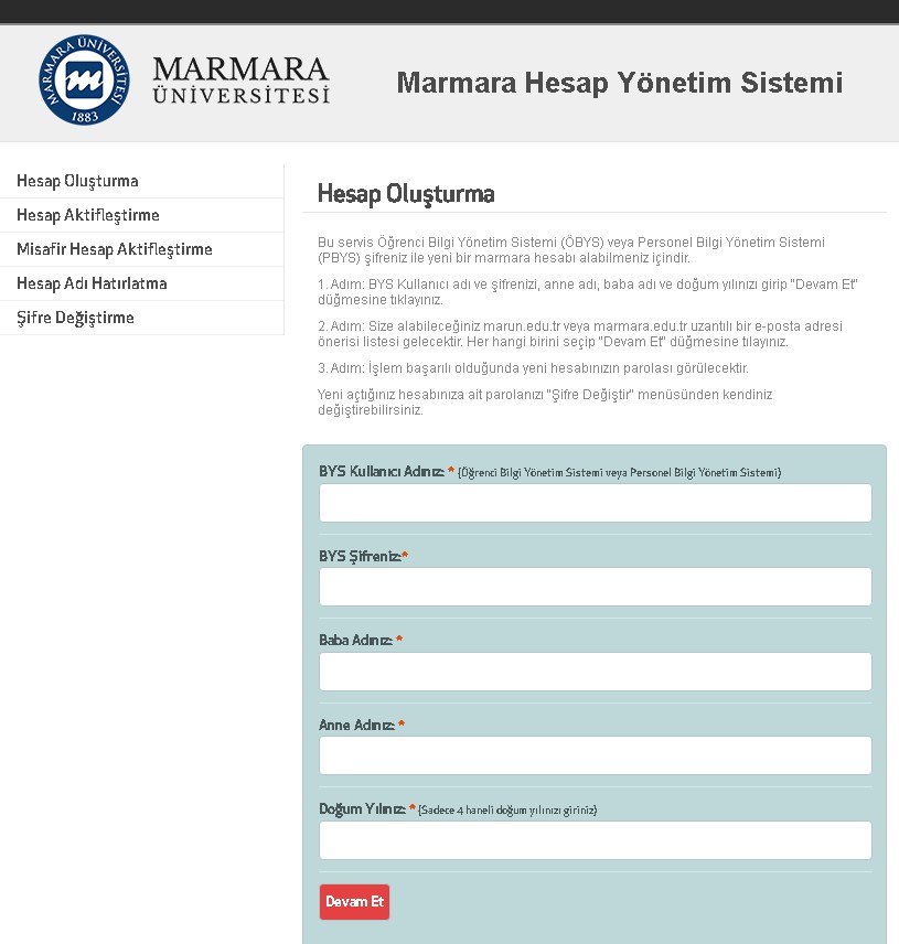 bys-marmara-hesap-olusturma Bys Marmara