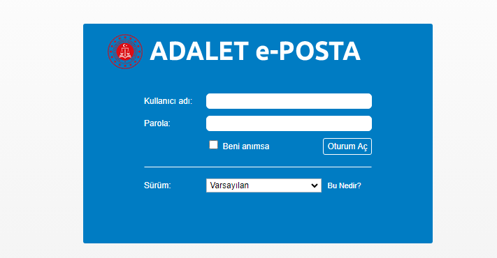 adalet-webmail-giris Adalet Webmail