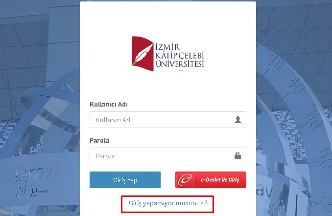 katip-celebi-ubs-giris-yapamiyorum İkçü Ubs Giriş Yapamıyorum