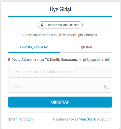 BtcTurk-Giris BtcTurk Giriş